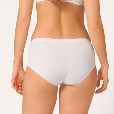 BASIC-+-Slip-taille-haute-Sloggi lingerie-Blanc-2