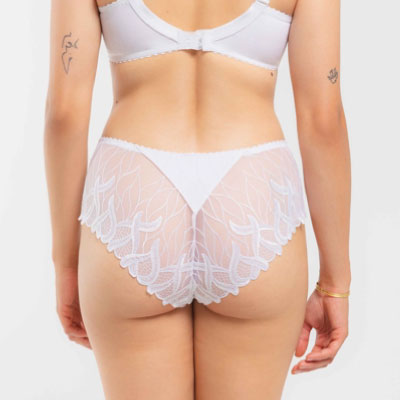 JULIA-Shorty-Louisa-Bracq lingerie-Blanc 2